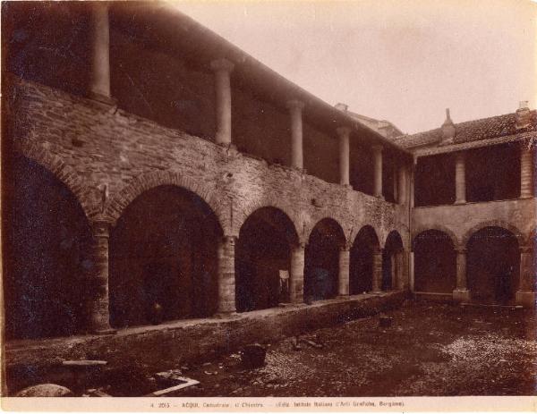 Architettura - Acqui - Cattedrale - Chiostro