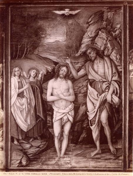 Dipinto - Il battesimo di Gesù Cristo - Gaudenzio Ferrari - Varallo Sesia - Chiesa della Madonna delle Grazie