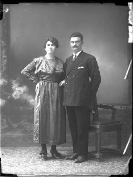 Ritratto di coppia - Pietro Marchesi con signora