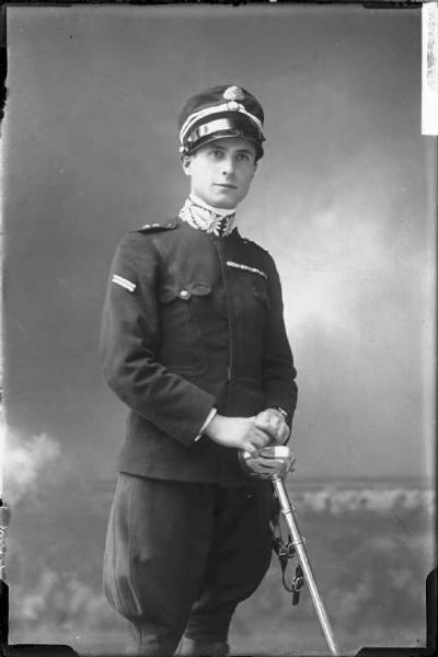 Ritratto maschile - Militare - Pecci Tenente dei Carabinieri