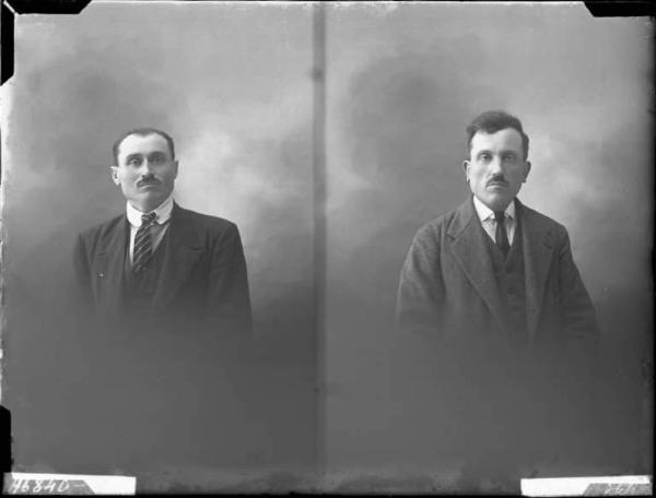 Uomo - ritratto - mezzo busto [committenza Poggi Pietro - Corana] [a destra]
Uomo - ritratto - mezzo busto [committenza Albini Carlo - Corana] [a sinistra]