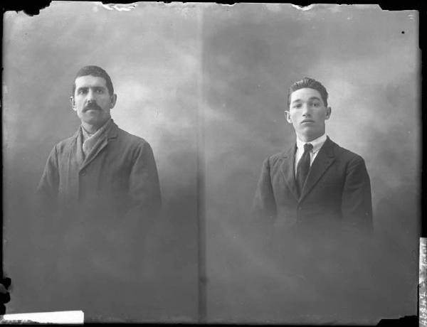 Uomo - ritratto - mezzo busto [committenza Orzini Carlo - Cervesina] [a destra]
Uomo - ritratto - mezzo busto [committenza Benedini Domenico - Voghera] [a sinistra]
