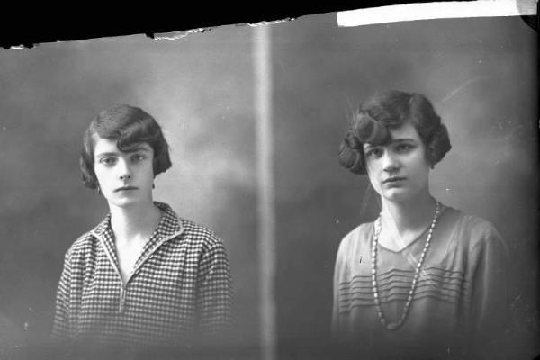 Donna - ritratto - fototessera [committenza Arona Maggiorina - Voghera] [a destra]
Donna - ritratto - fototessera [committenza Ravetta Alice - Voghera] [a sinistra]