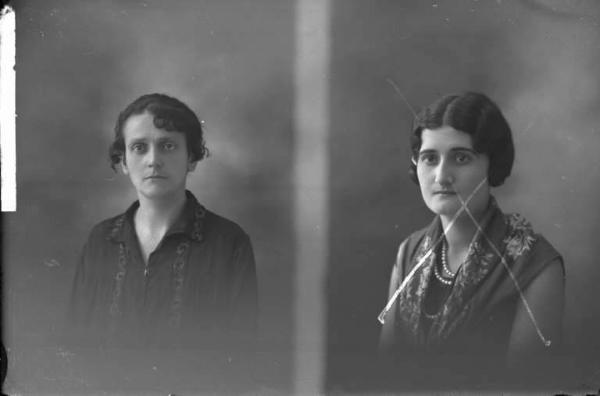 Donna - ritratto - fototessera [committenza Perotti Leonora - Voghera] [a destra]
Donna - ritratto - fototessera [a sinistra]