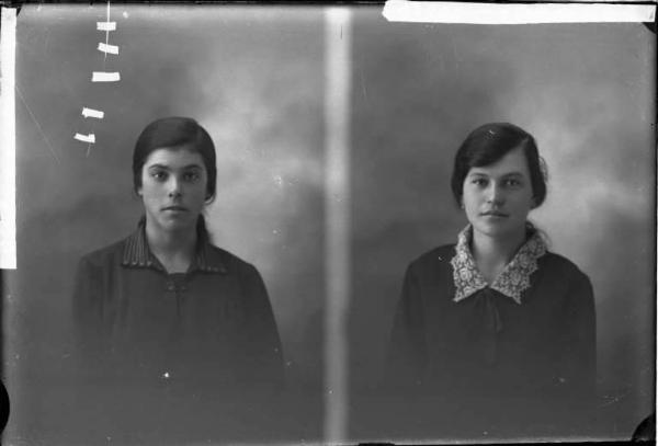 Donna - ritratto - fototessera [committenza Mietta Carmelita - Cervesina] [a destra]
Donna - ritratto - fototessera [committenza Gazzaniga Lidia - Cervesina] [a sinistra]