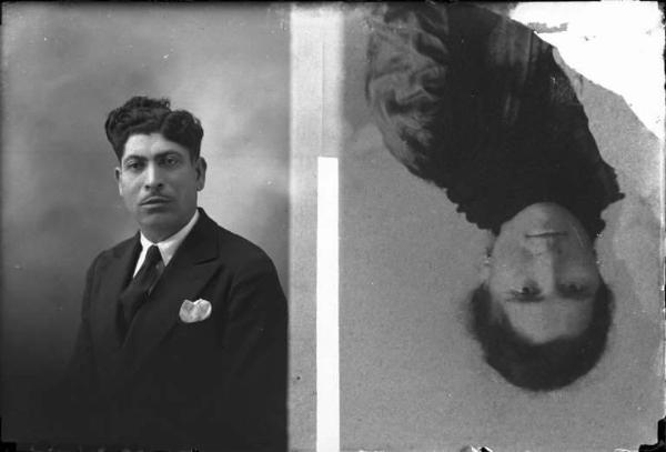 Donna - ritratto - fototessera [committenza Giorgi Alessandro - Corvino S. Quirico] [a destra]
Uomo - ritratto - fototessera [committenza Pernici Giuseppe - Voghera] [a sinistra]