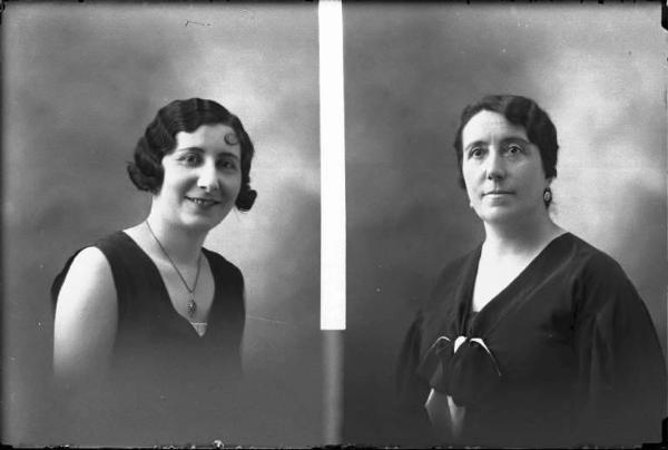 Donna - ritratto - fototessera [committenza Dabusti Maria e Giuseppina - Casteggio] [a destra]
Donna - ritratto - fototessera [committenza Dabusti Maria e Giuseppina - Casteggio] [a sinistra]