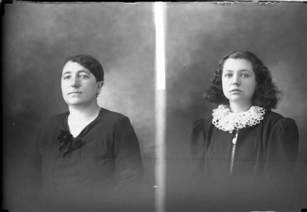 Donna - ritratto - fototessera [committenza Fiori Famiglia] [a destra]
Donna - ritratto - fototessera [committenza Fiori Famiglia] [a sinistra]