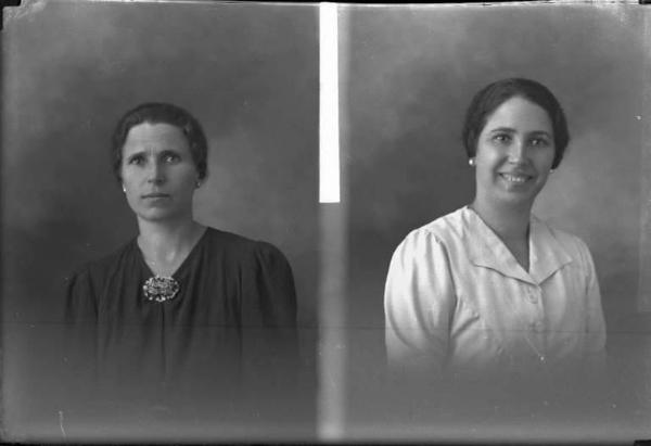 Donna - ritratto - fototessera [committenza Cantù Ermelinda, Maria, Giuseppina] [a destra]
Donna - ritratto - fototessera [committenza Cantù Ermelinda, Maria, Giuseppina] [a sinistra]