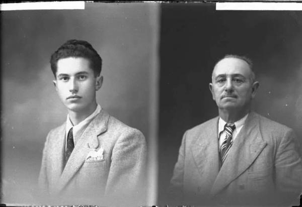 Uomo - ritratto - fototessera [committenza Sisti Oreste] [a destra]
Uomo - ritratto - fototessera [committenza Colombo Paolo] [a sinistra]