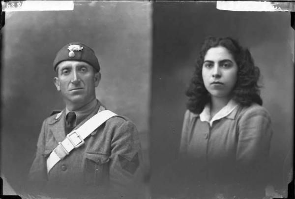 Donna - ritratto - fototessera [committenza Guardamagna Mariuccia - Voghera] [a dx]
Uomo - ritratto - fototessera [committenza Dallocchio Pietro - Carabiniere - Pontecurone] [a sx]