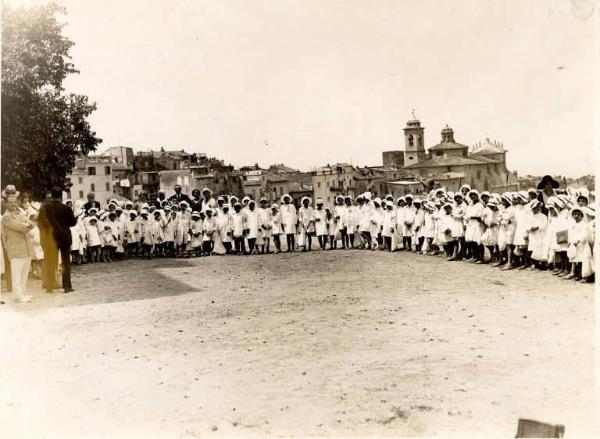 Colonia montana Sandro Mussolini - Gruppo di bambine