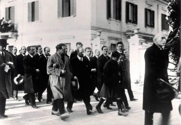 Giuseppe Bottai - Funerali del pittore Armando Spadini