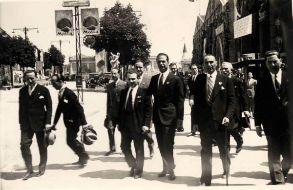 Giuseppe Bottai - Visita alla Fiera di Padova