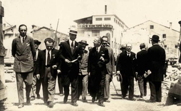 Giuseppe Bottai - Visita alla Fiera di Padova