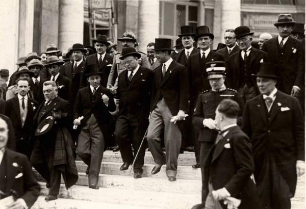 Giuseppe Bottai - Visita alla Fiera di Milano