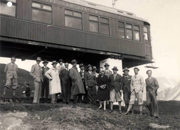 Giuseppe Bottai - Inaugurazione del bacino idroelettrico in Val Formazza