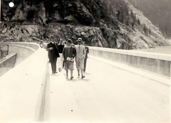 Giuseppe Bottai - Inaugurazione del bacino idroelettrico in Val Formazza