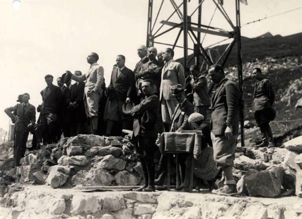 Giuseppe Bottai - Inaugurazione del bacino idroelettrico in Val Formazza