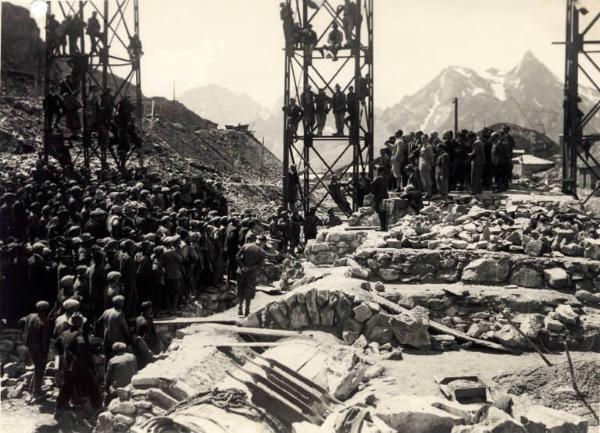 Giuseppe Bottai - Inaugurazione del bacino idroelettrico in Val Formazza