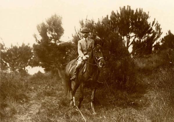 Giuseppe Bottai - Gita a cavallo a Monte Mario