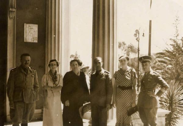 Giuseppe Bottai - Viaggio in Libia - Visita alla villa del governatore della Tripolitania