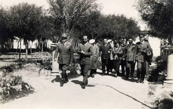 Giuseppe Bottai - Viaggio in Libia - Partenza da Tripoli