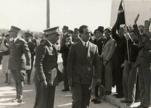 Giuseppe Bottai - Viaggio in Libia - Visita a Garian