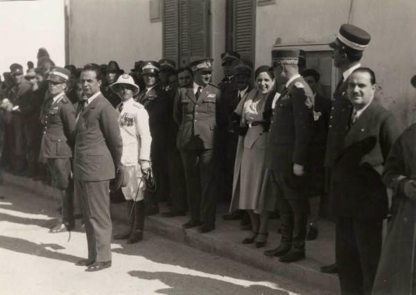 Giuseppe Bottai - Viaggio in Libia - Visita a Garian