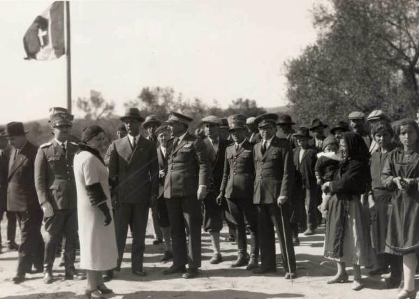 Giuseppe Bottai - Viaggio in Libia - Visita a Garian