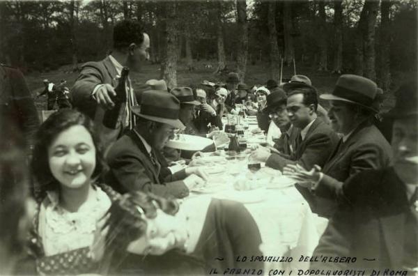 Giuseppe Bottai - Festa dello "Sposalizio dell'albero"