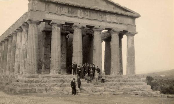 Giuseppe Bottai - Viaggio in Sicilia - Visita al Tempio della Concordia