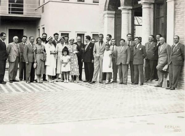 Giuseppe Bottai - Visita al Sanatorio di Montecatone