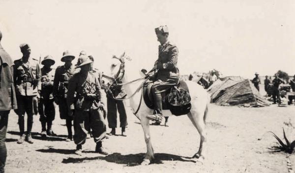 Giuseppe Bottai - Campagna di Etiopia - Visita di Achille Starace