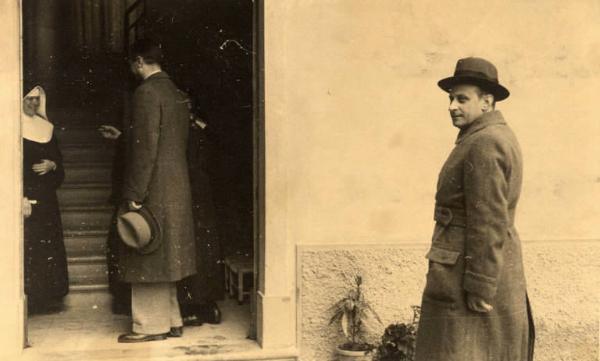 Giuseppe Bottai - Visita a Barga - Visita alla casa di Giovanni Pascoli