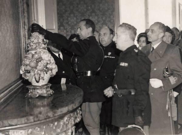 Giuseppe Bottai - Visita alla Reggia di Caserta