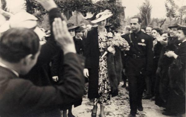 Giuseppe Bottai - Visita a Barga - Visita alla casa di Giovanni Pascoli