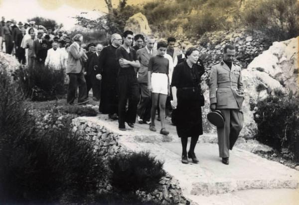 Giuseppe Bottai - Visita ai siti archeologici dell'isola di Capri