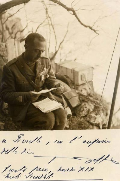 Giuseppe Bottai - Guerra d'Albania - Fronte greco - Accampamento sul monte Scendèli