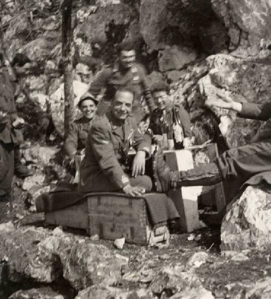 Giuseppe Bottai - Guerra d'Albania - Fronte greco - Accampamento sul monte Scendèli