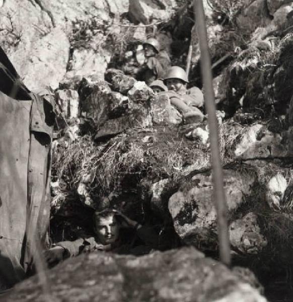 Giuseppe Bottai - Guerra d'Albania - Fronte greco - Accampamento sul monte Scendèli