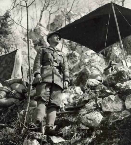 Giuseppe Bottai - Guerra d'Albania - Fronte greco - Accampamento sul monte Scendèli