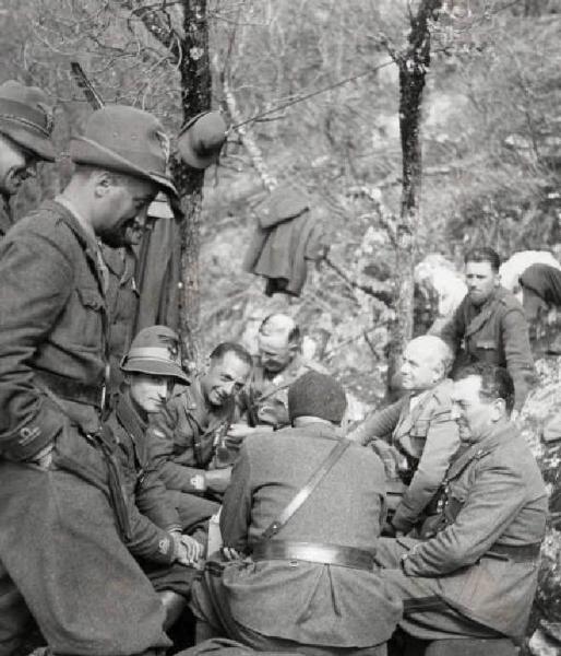 Giuseppe Bottai - Guerra d'Albania - Fronte greco - Accampamento sul monte Scendèli