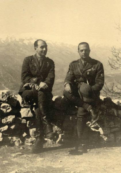 Giuseppe Bottai - Guerra d'Albania - Fronte greco - Comando della Divisione Julia sul monte Scendèli