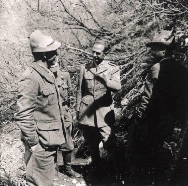 Giuseppe Bottai - Guerra d'Albania - Fronte greco - Comando della Divisione Julia sul monte Scendèli