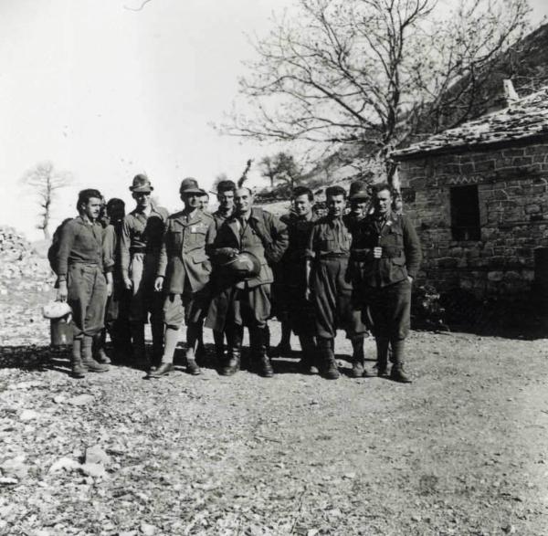 Giuseppe Bottai - Guerra d'Albania - Fronte greco - Comando della Divisione Julia sul monte Scendèli