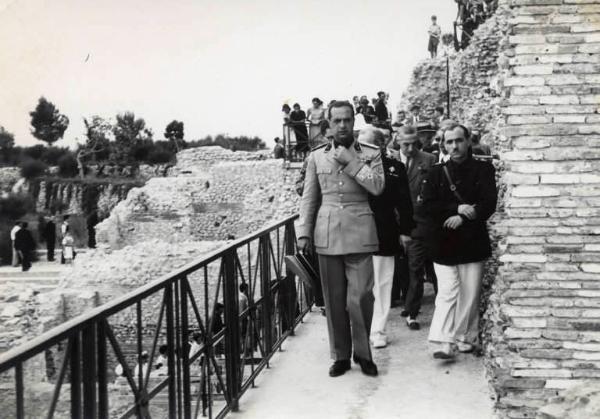 Giuseppe Bottai - Visita ai siti archeologici dell'isola di Capri