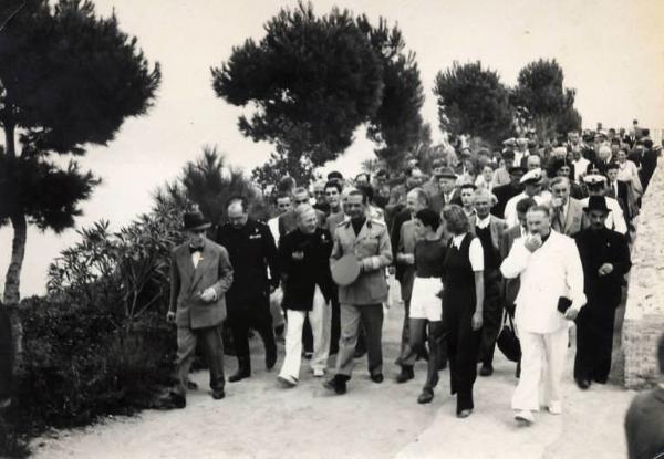 Giuseppe Bottai - Visita ai siti archeologici dell'isola di Capri