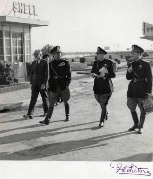 Giuseppe Bottai - Partenza dall'aeroporto di Ostia per Cagliari