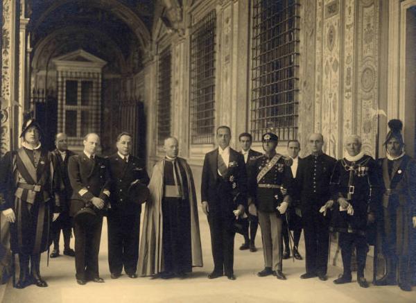 Giuseppe Bottai - Visita in Vaticano per udienza pontificia